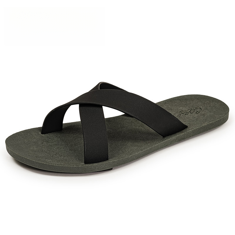 Maden Instagram influencer trend casual outdoor wear all rubber sandals and slippers