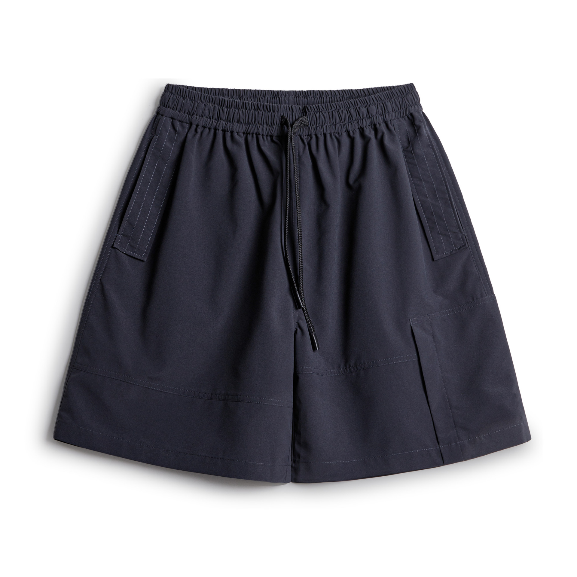 Summer American drawstring straight tube loose large pocket shorts