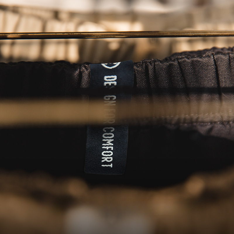 Magi French Vintage Elastic Waist Split Casual Loose Straight Beach Pants