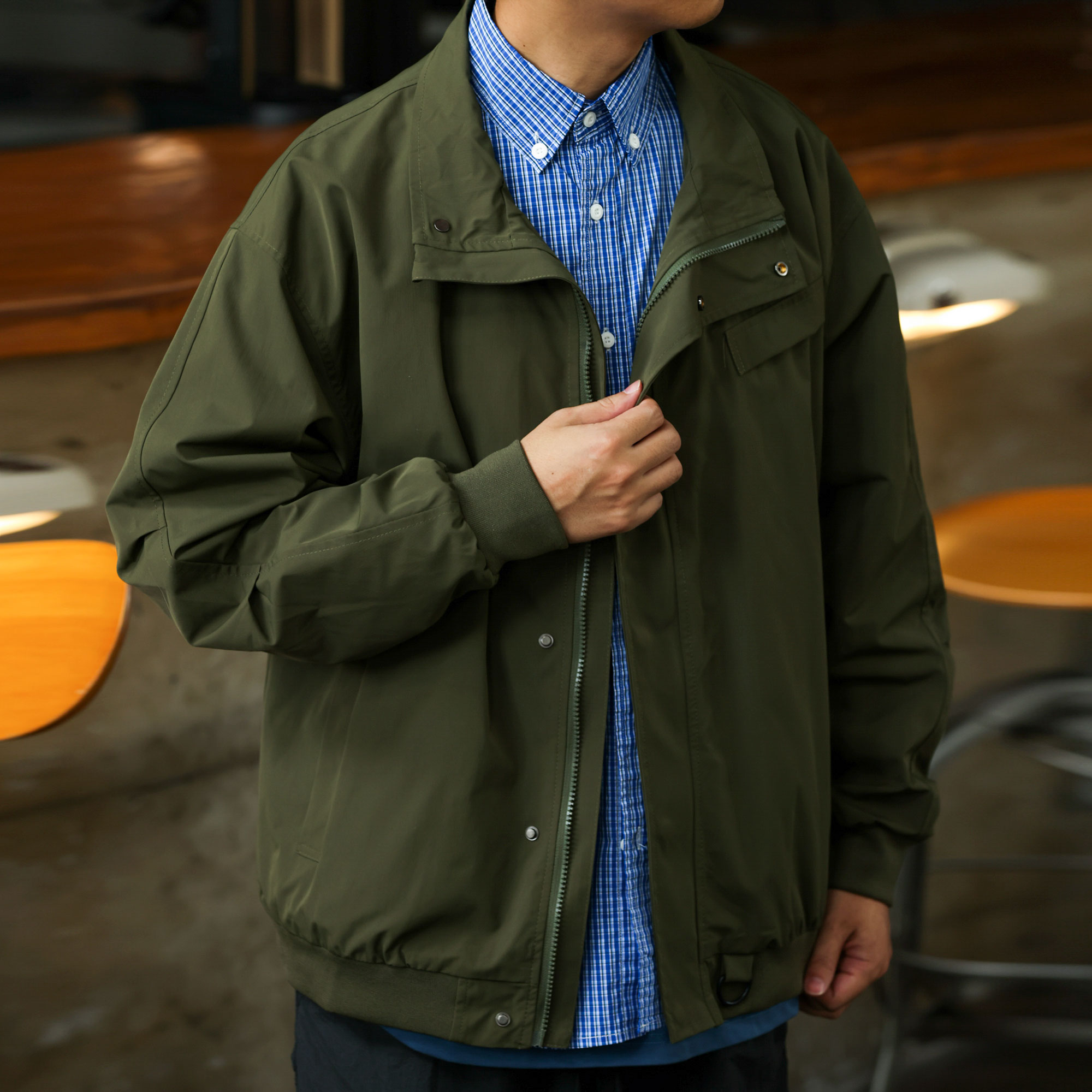 American Retro Outdoor Woven Men'S Casual Workwear Windproof Jacket