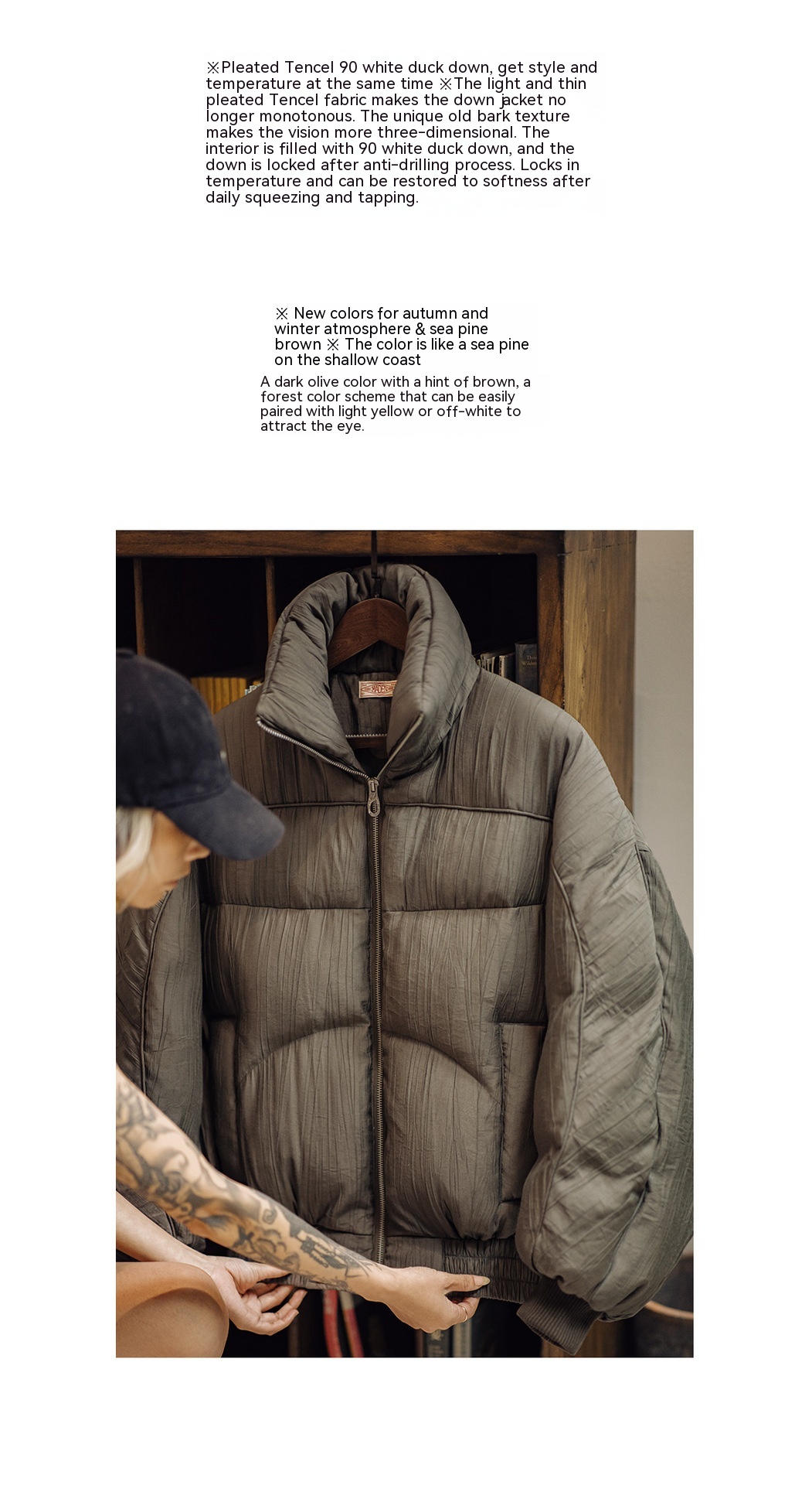 Thin goose hot sale down jacket