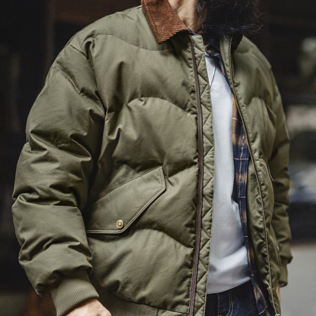 American Retro CWU45P Short Lapel Warm Bomber Flight Jacket