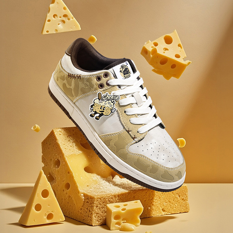 2025 New Niche Design Vintage Thick Soled Sports And Leisure Cheese Shoes