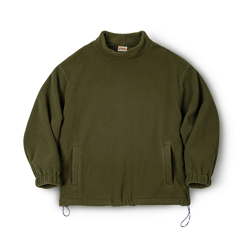MADEN Casual Fleece Sweater Stand Collar Cityboy Loose and Idle Hooded Pullover