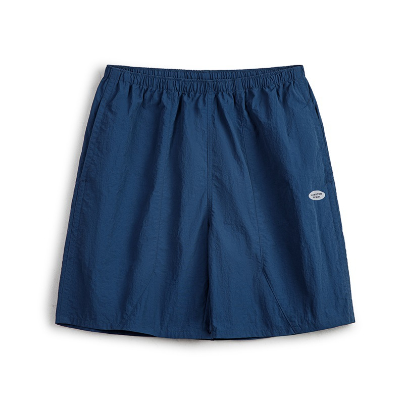 Maden casual nylon quick drying pleated shorts for outdoor sports thin straight leg capris