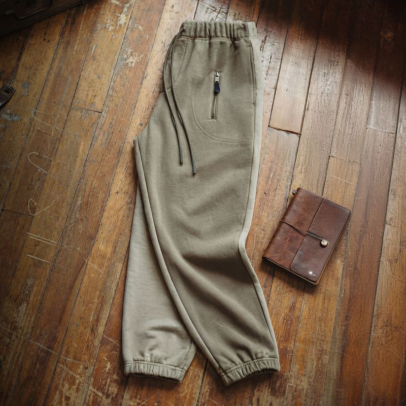 American Retro Patchwork Contrasting Color Ankle Sweatpants With Elastic Waistband And Sports Pants