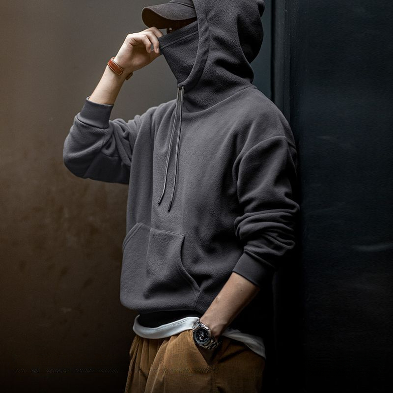 Maden Casual Shaker Barak Rafa Hooded Sweatshirt Windproof Pullover Mask Top