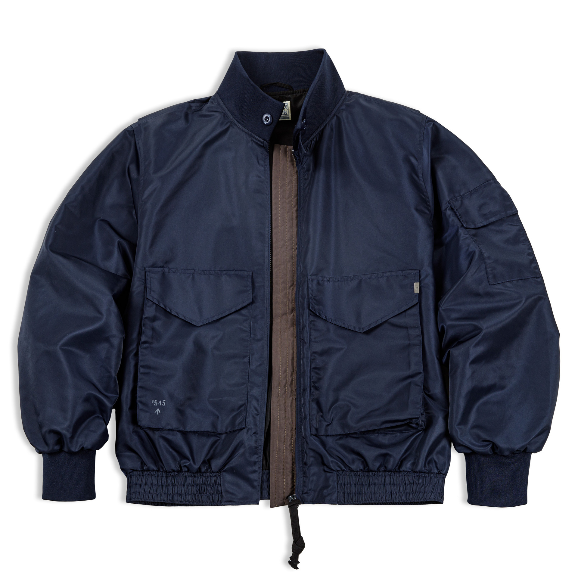 Maden Retro G8 Pilot Jacket Military Style Amikaki Flip Collar Short Coat.