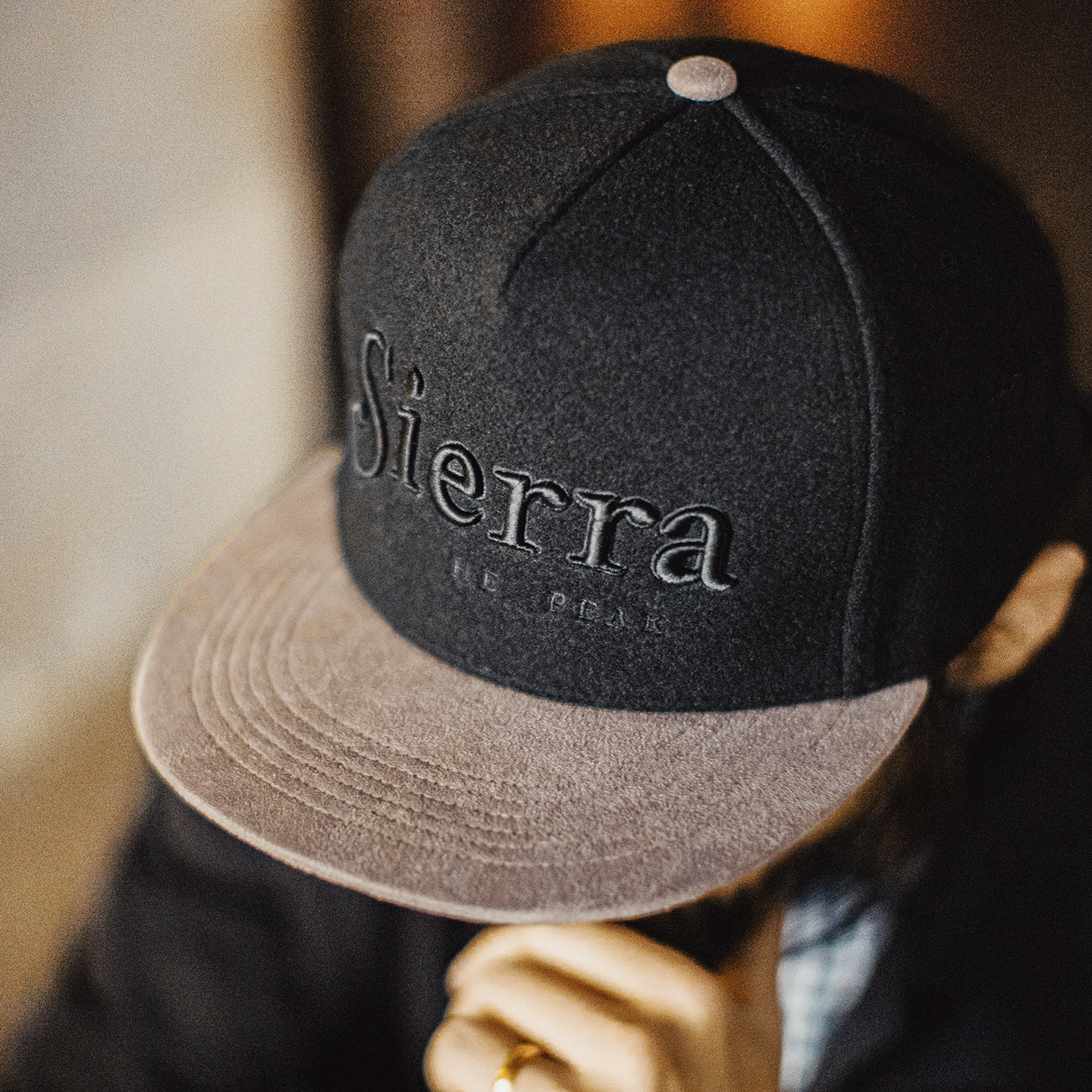 American Flat Brimmed Black Embroidered Hip-Hop Men'S Duckbill Cap