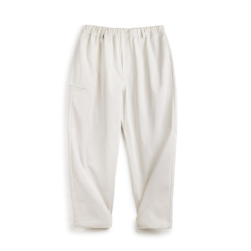 Maden herringbone Easypants clean fit straight tapered long pants