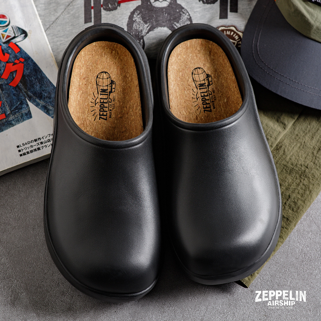 Men's Summer New Thick Bottom Water wading Half Head Outdoor Beach Sandals