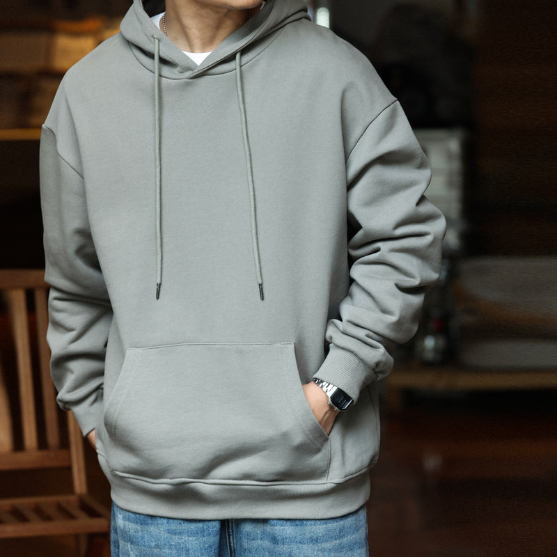 Casual 480g Heavyweight Hooded Sweatshirt Loose Cotton Terry Bottom cleanfit Sport Hoodie