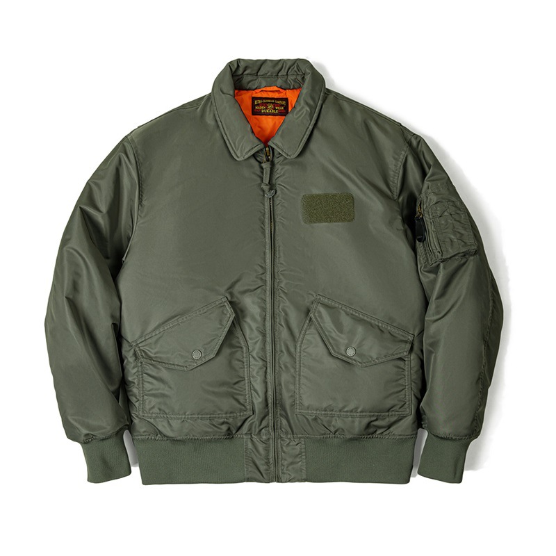 MADEN Vintage Cwu45p Jacket Military Wind Pilot Bomber Thicken Cotton Clothes Coat