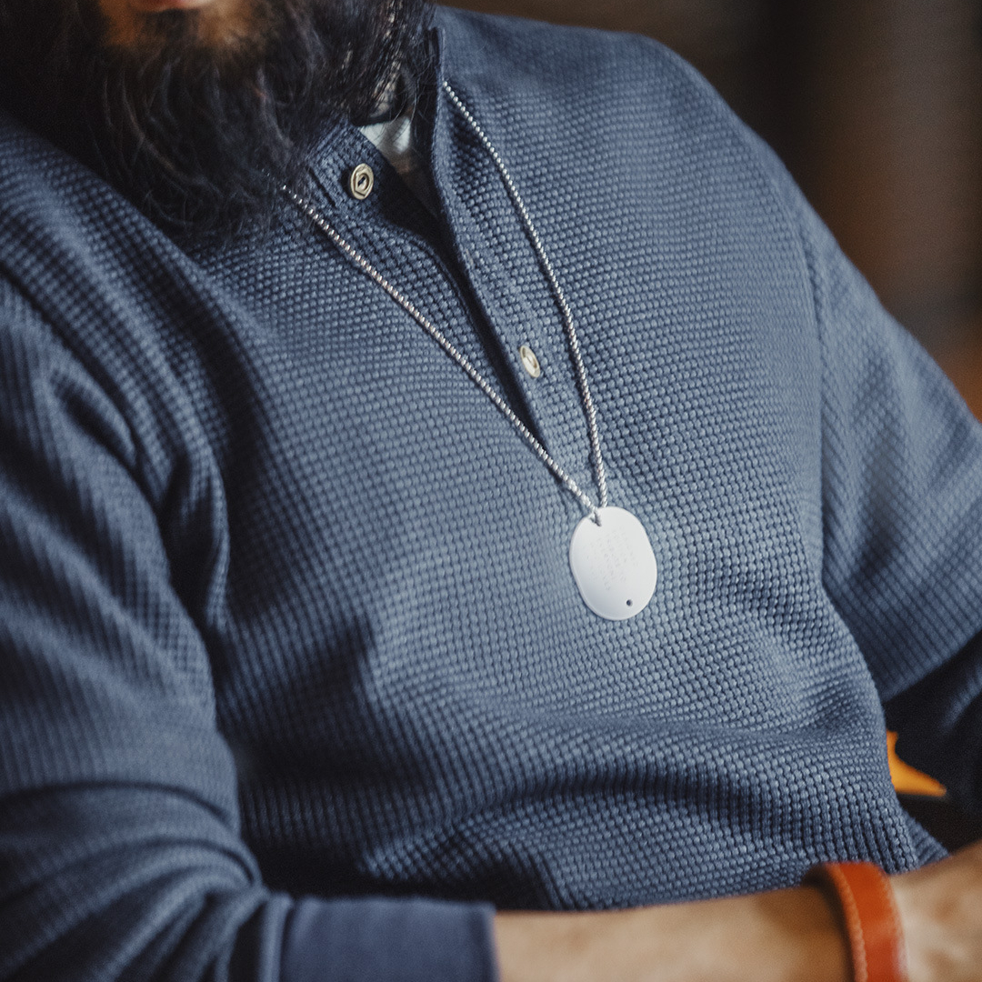 MADEN Retro Waffle Knitted Henley Shirt Slim Fit Amekaji Solid Color Long Sleeve T-shirt