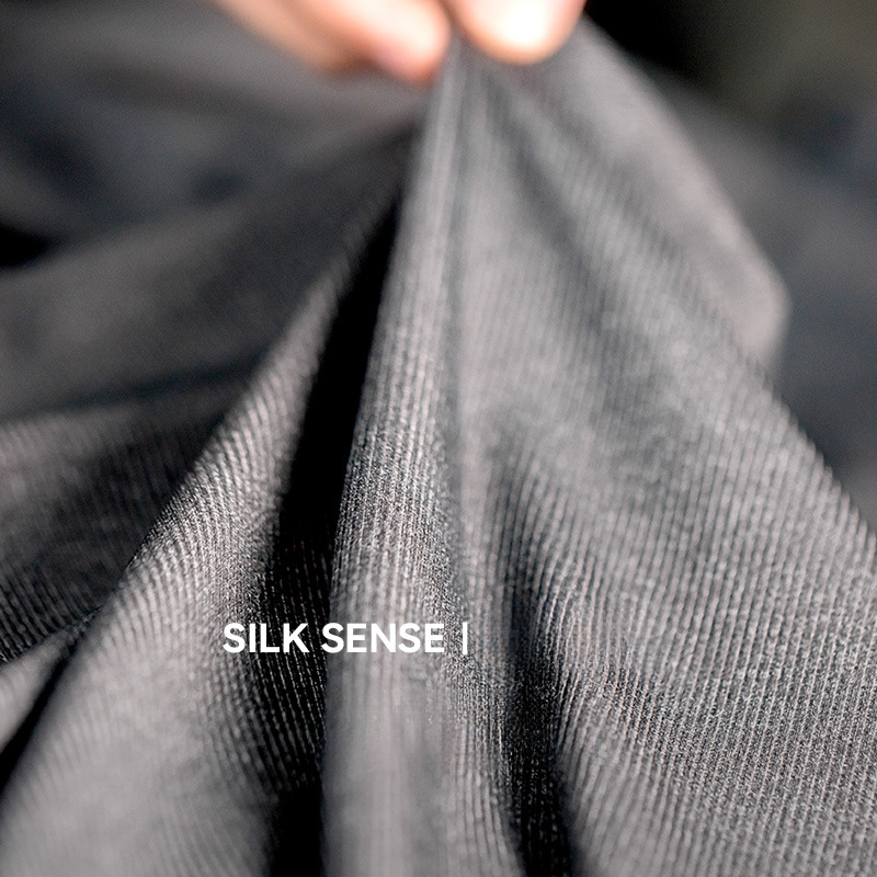 Maden Ice Silk Cool Thread Tank Top Black Technology Traceless Canshoulder Sports Thin T-shirt