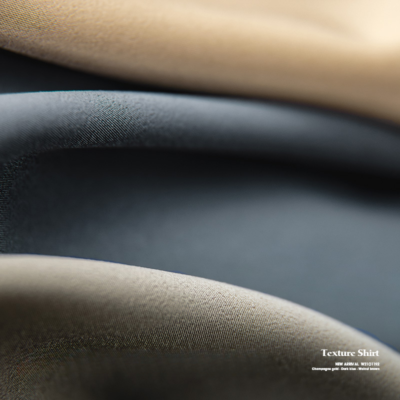 Maden Vintage Satin Long Sleeve Shirt Loose Ice Silk Pendant Shirt