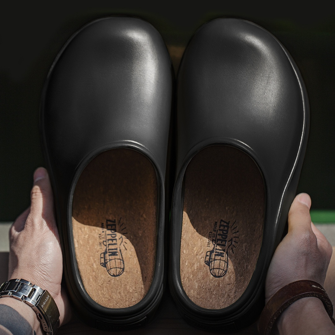 Men's Summer New Thick Bottom Water wading Half Head Outdoor Beach Sandals