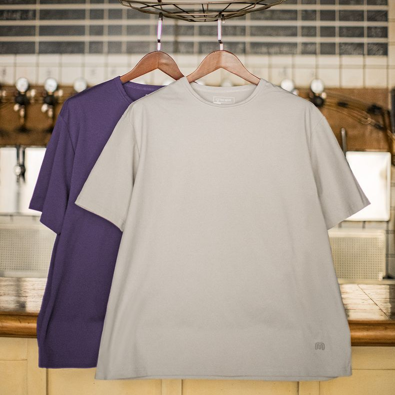 American style quick drying cool sun protection men's loose round neck T-shirt