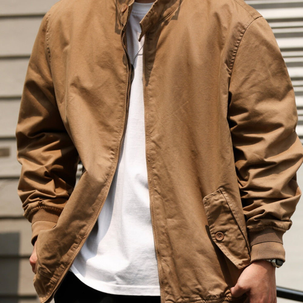 BGYO American Harrington G9 standing collar flight jacket men's spring and autumn classic workwear top jacket