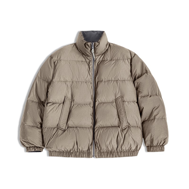 MADEN Double-Sided Quilted down Jacket Duck down Versatile Stand Collar Warm Jacket