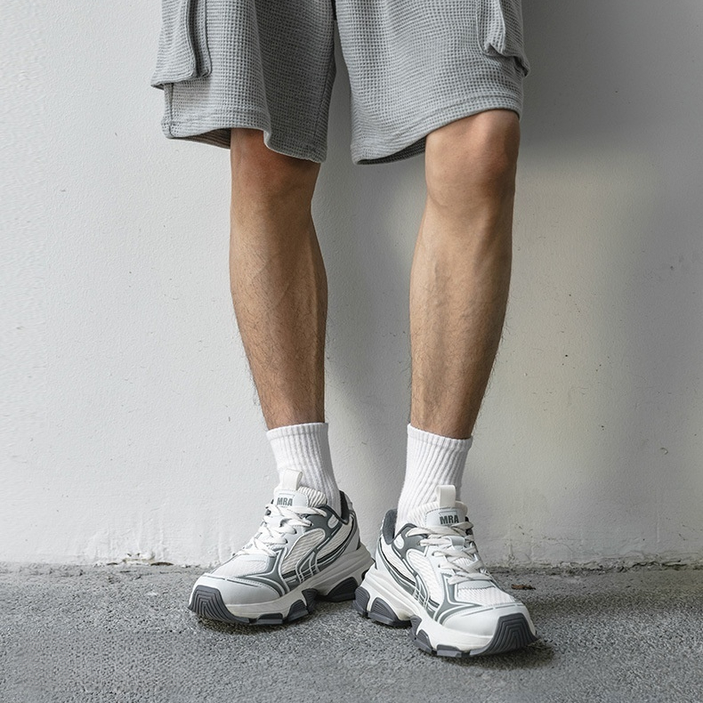 New summer breathable Y2K millennium style thick soled casual sports shoes