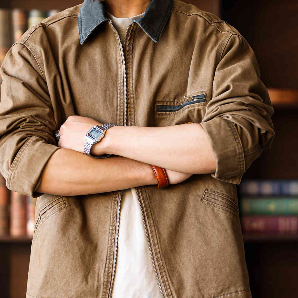 Interstellar Amekaji workwear jacket, loose Detroit hunting jacket