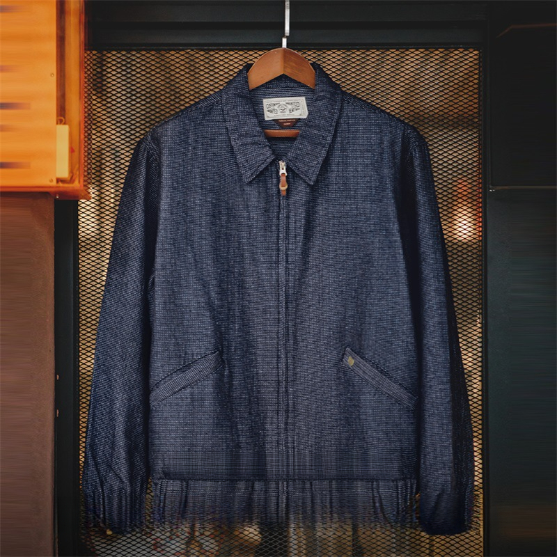 Maden retro denim boy coach jacket cityboy loose collar jacket