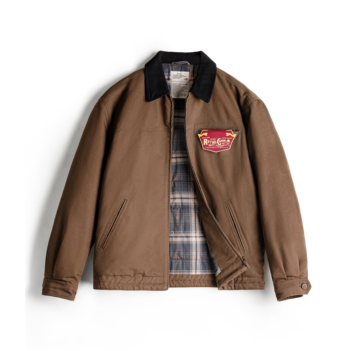 American Retro Detroit Hunting Outfit J001 Lapel Jacket