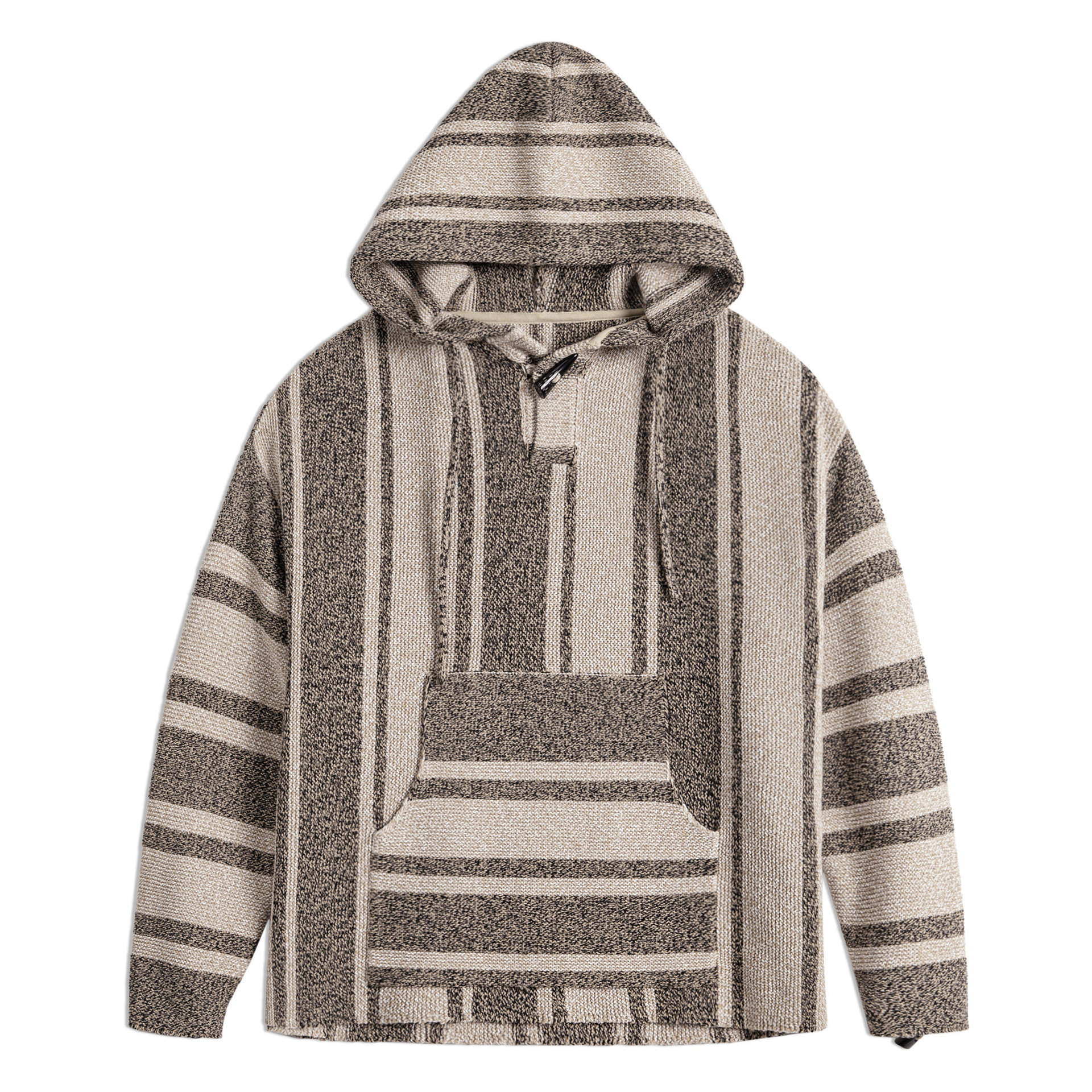 American Retro Bahia Half-Open Front Pullover Knit Sweater Lightweight Draping Outerwear