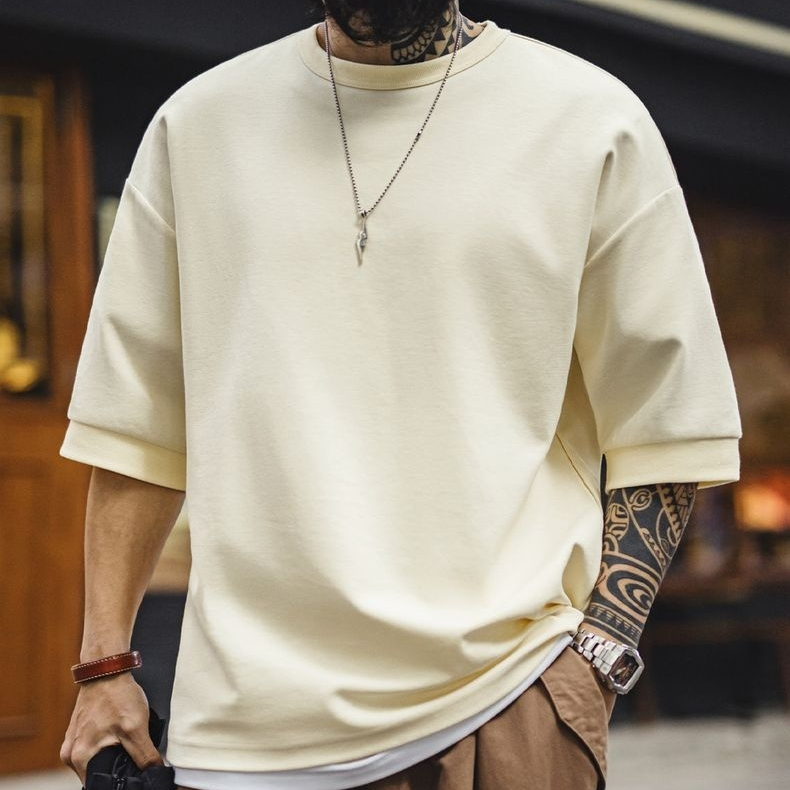 American casual loose cotton Cityboy hanging breathable T-shirt
