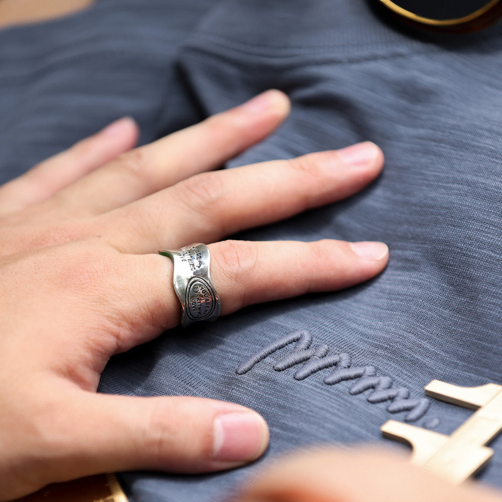 High density embroidered Indian cotton long sleeved T-shirt for men, loose and clean fit casual base shirt