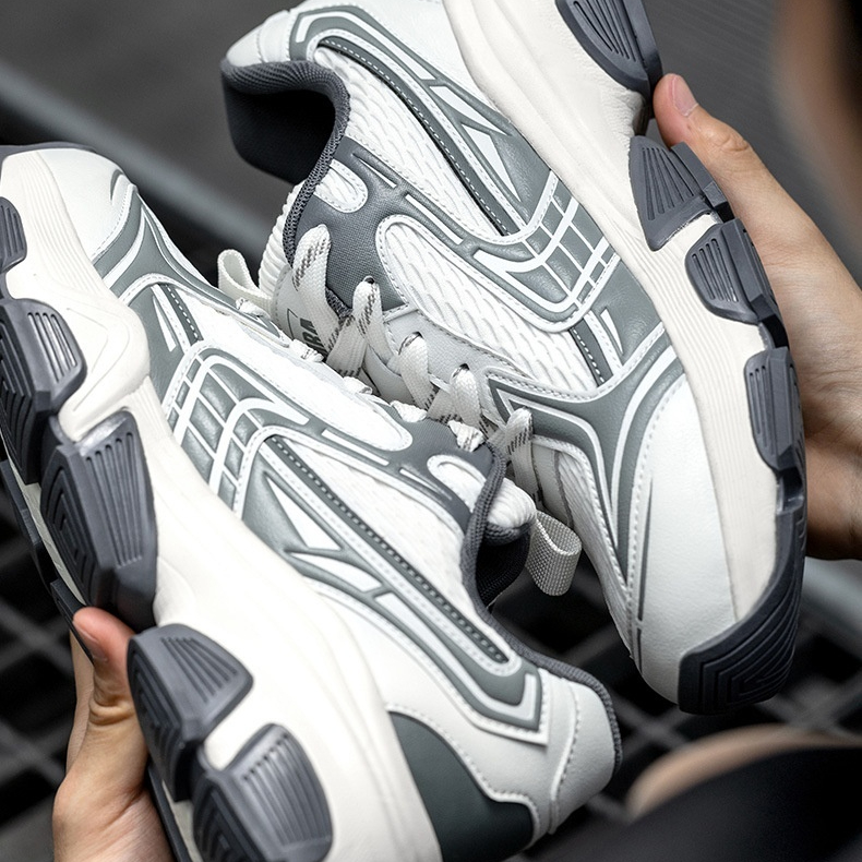 New summer breathable Y2K millennium style thick soled casual sports shoes