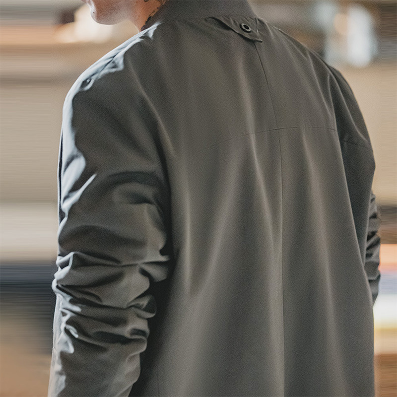 Maden Leisure Function All-Matching Jacket Commuter Non-Ironing Collarless Suit Jacket