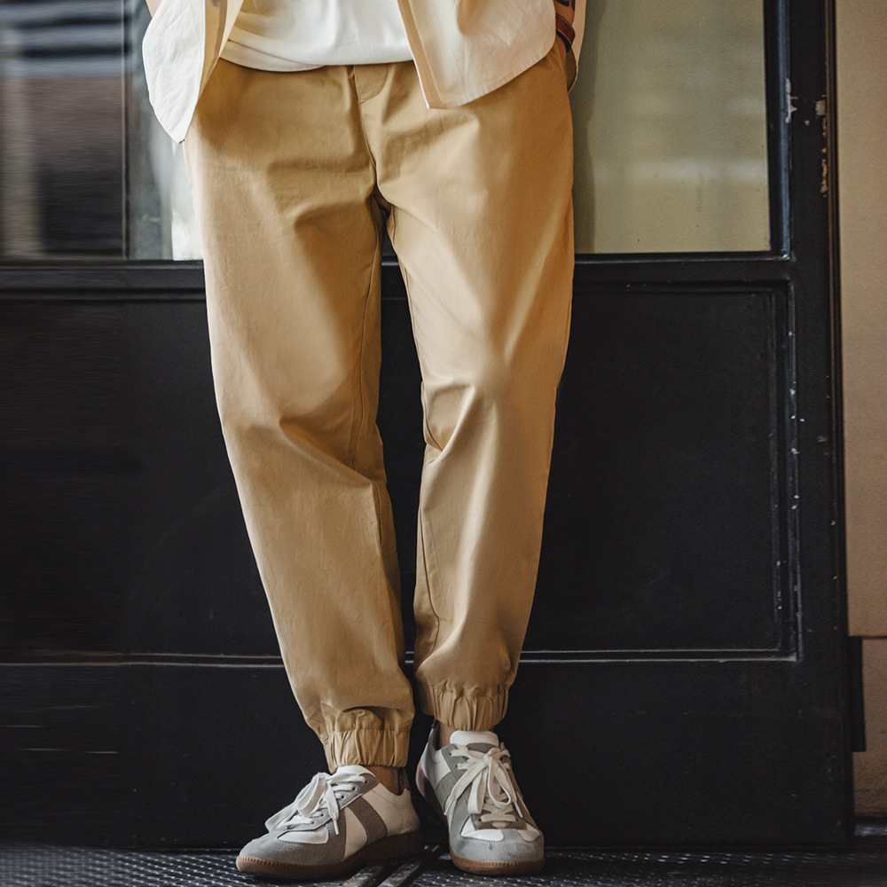 Maden Maggots Vintage Easypants Casual Leggings Lose Fitting Straight Tube Twill Pants