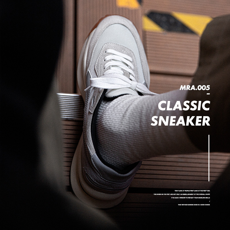 Maden Breathable thin Forrest Gump shoes Korean version trendy casual sports shoes retro jogging shoes