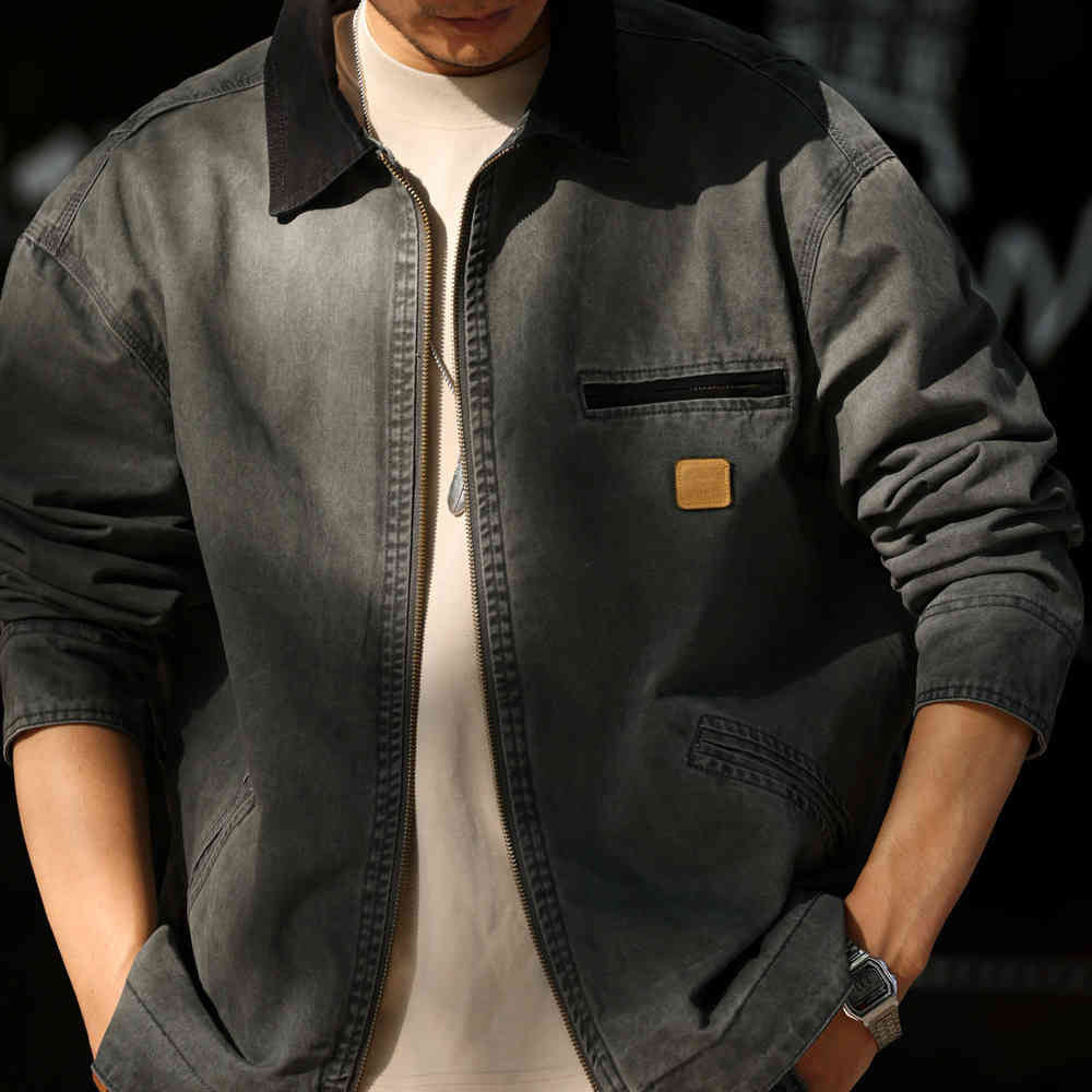 Interstellar Amekaji workwear jacket, loose Detroit hunting jacket