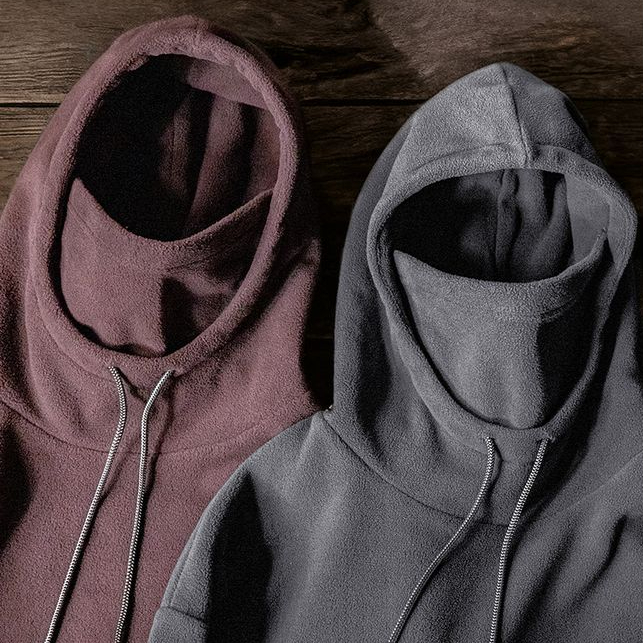 Maden Casual Shaker Barak Rafa Hooded Sweatshirt Windproof Pullover Mask Top