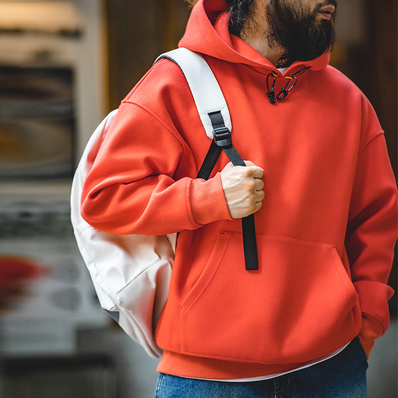 Maden Heavy Woolen Cleanfit Profile Loose Hooded Pullover