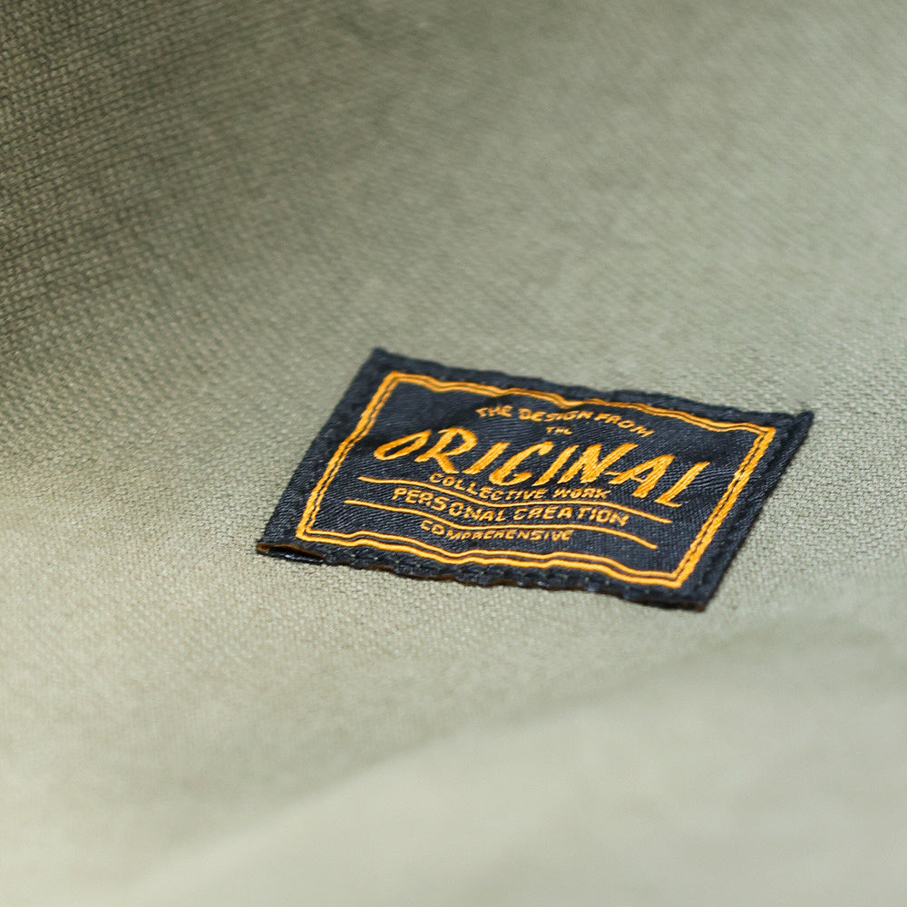 Outdoor mountain workwear shirt, men's army green light fermented washed water long sleeved high-end shirt