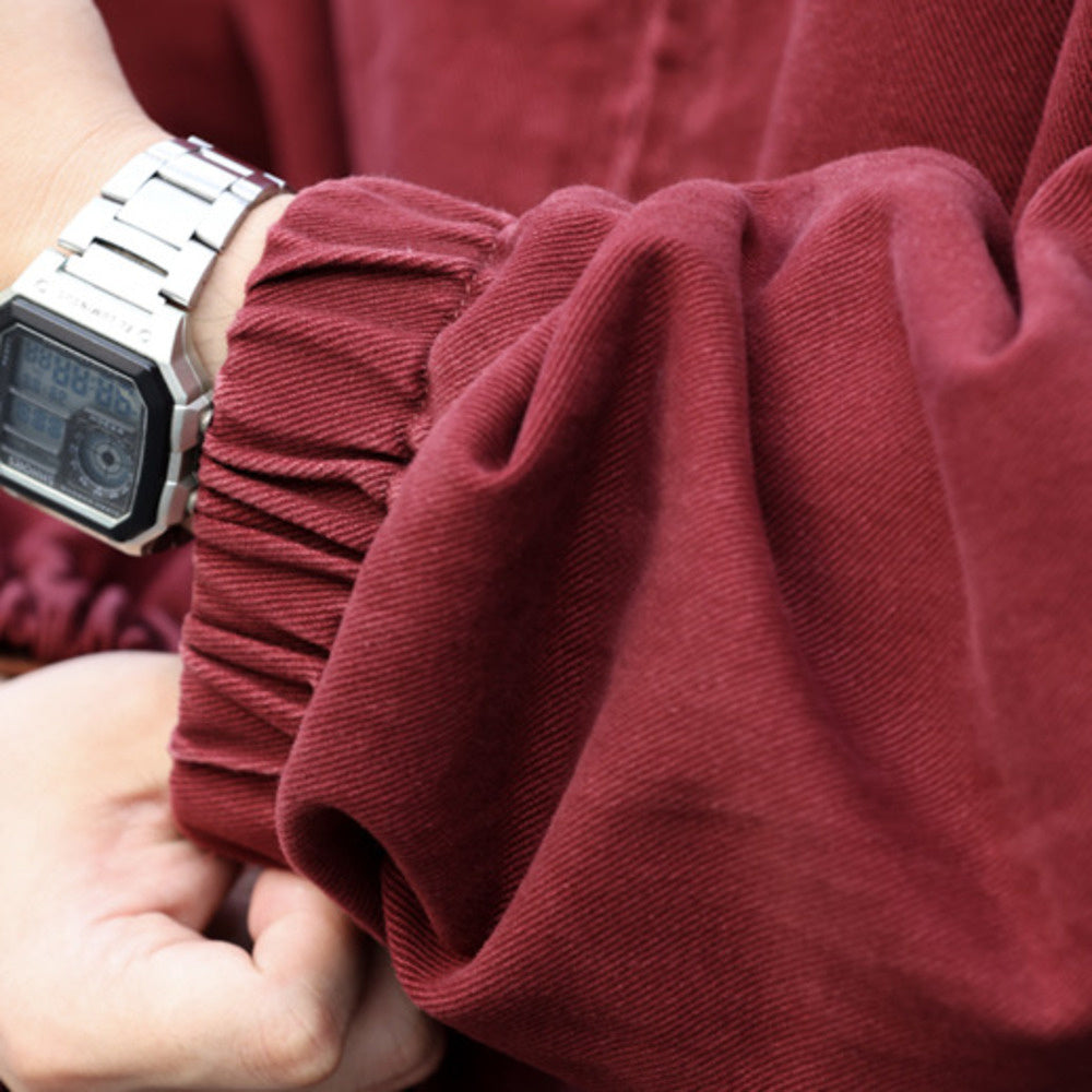 Gray style Ankola red jacket men's casual cleanfit lapel Harrington jacket