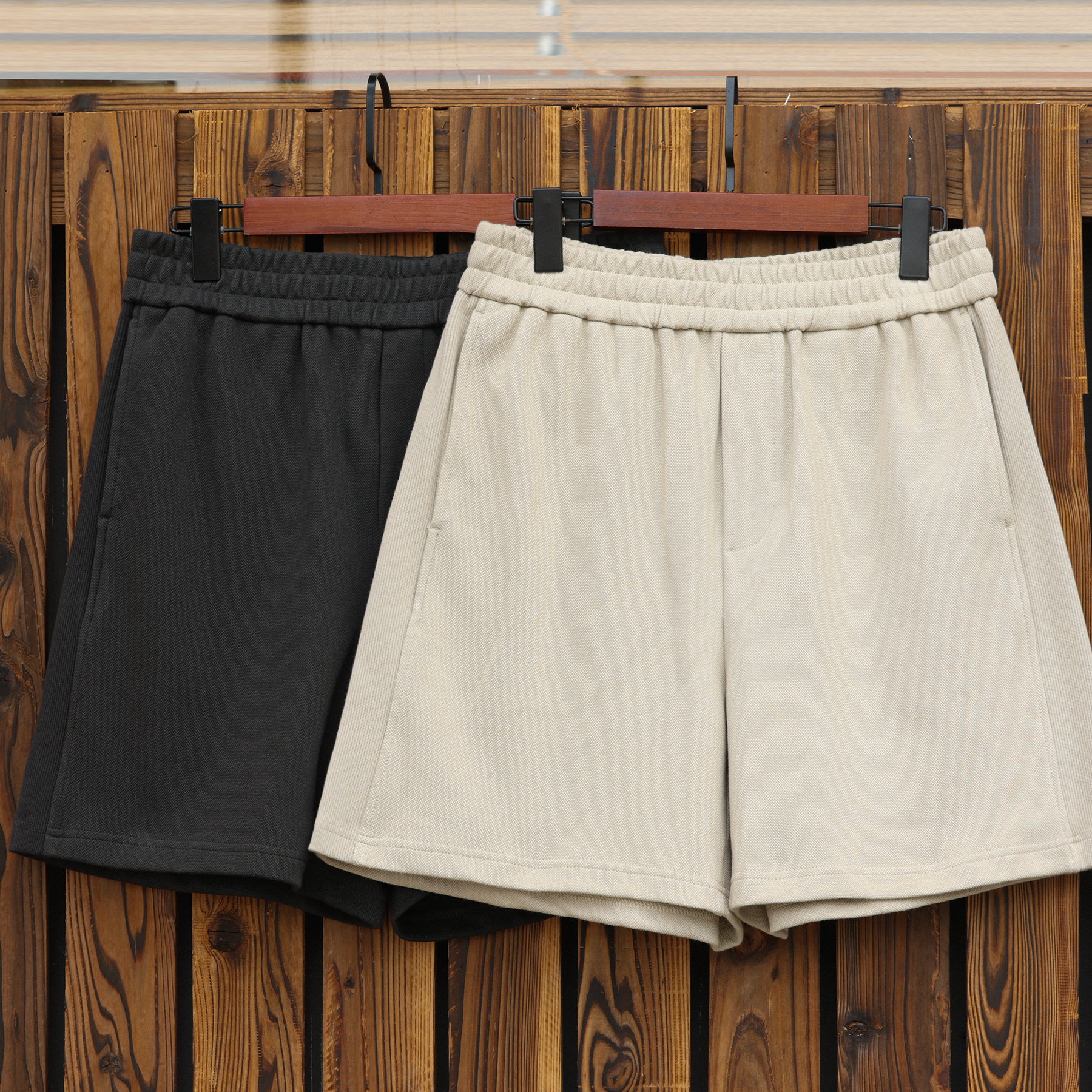 Summer American casual 360g men's patchwork design shorts