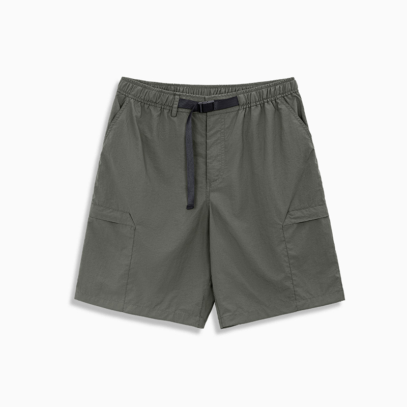 American military green elastic waist outdoor breathable thin workwear shorts