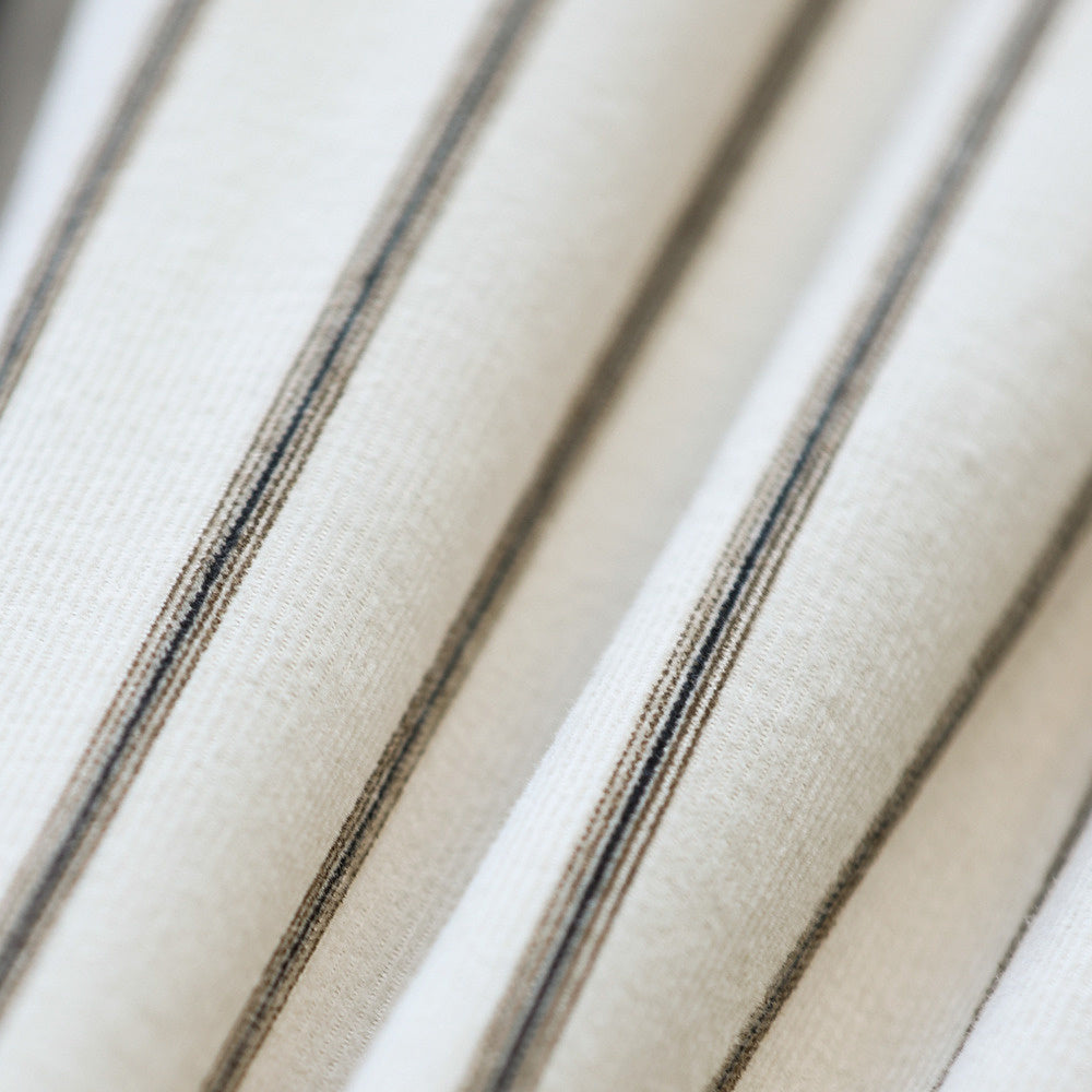 Casual dyed pure cotton striped shirt for men, vintage style, contrasting long sleeved shirt jacket