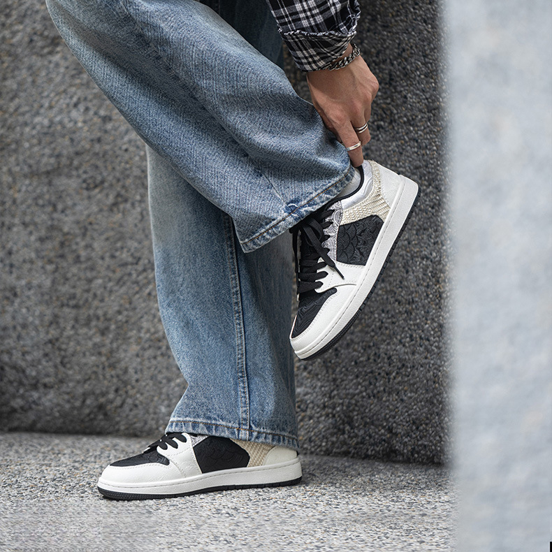 Summer new retro panda color breathable sports and leisure shoes