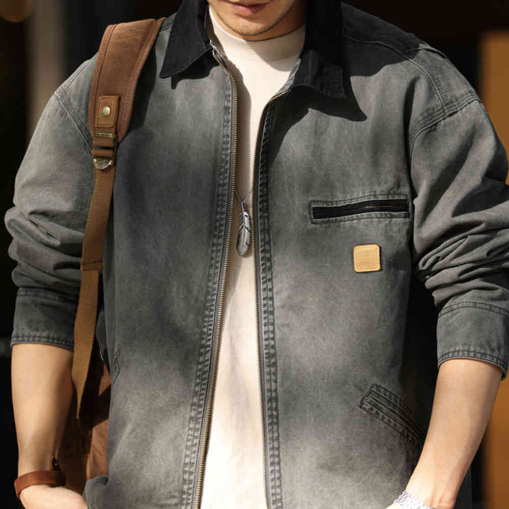 Interstellar Amekaji workwear jacket, loose Detroit hunting jacket