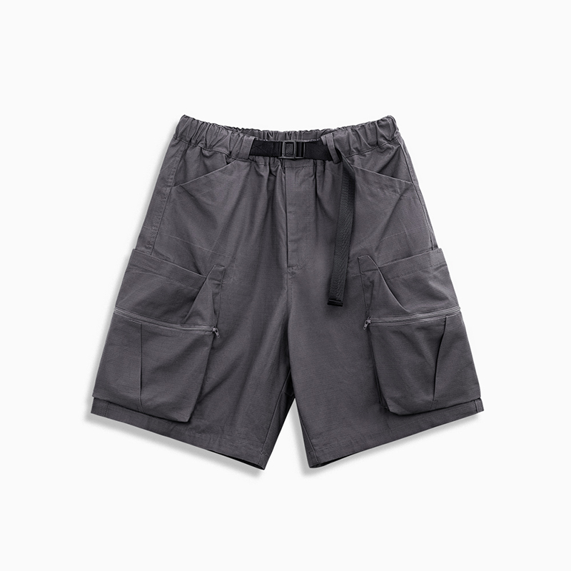 American retro thin style wasteland style large pocket workwear shorts