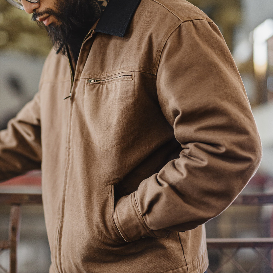 American Retro Detroit Hunting Outfit J001 Lapel Jacket