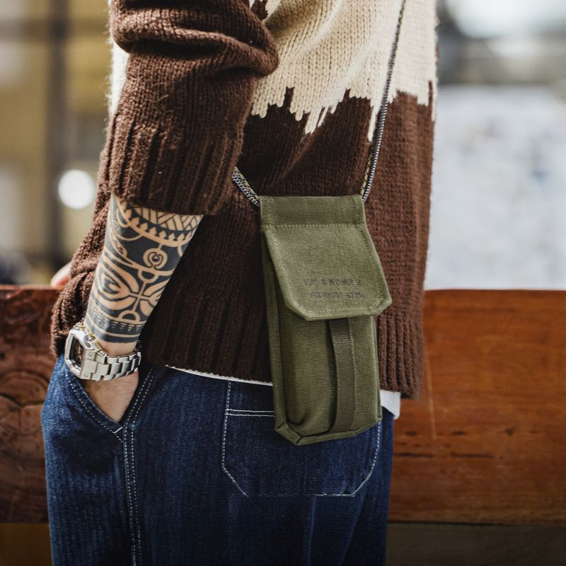 M-16 Military Green Small Shoulder Bag, Casual And Portable Crossbody Bag