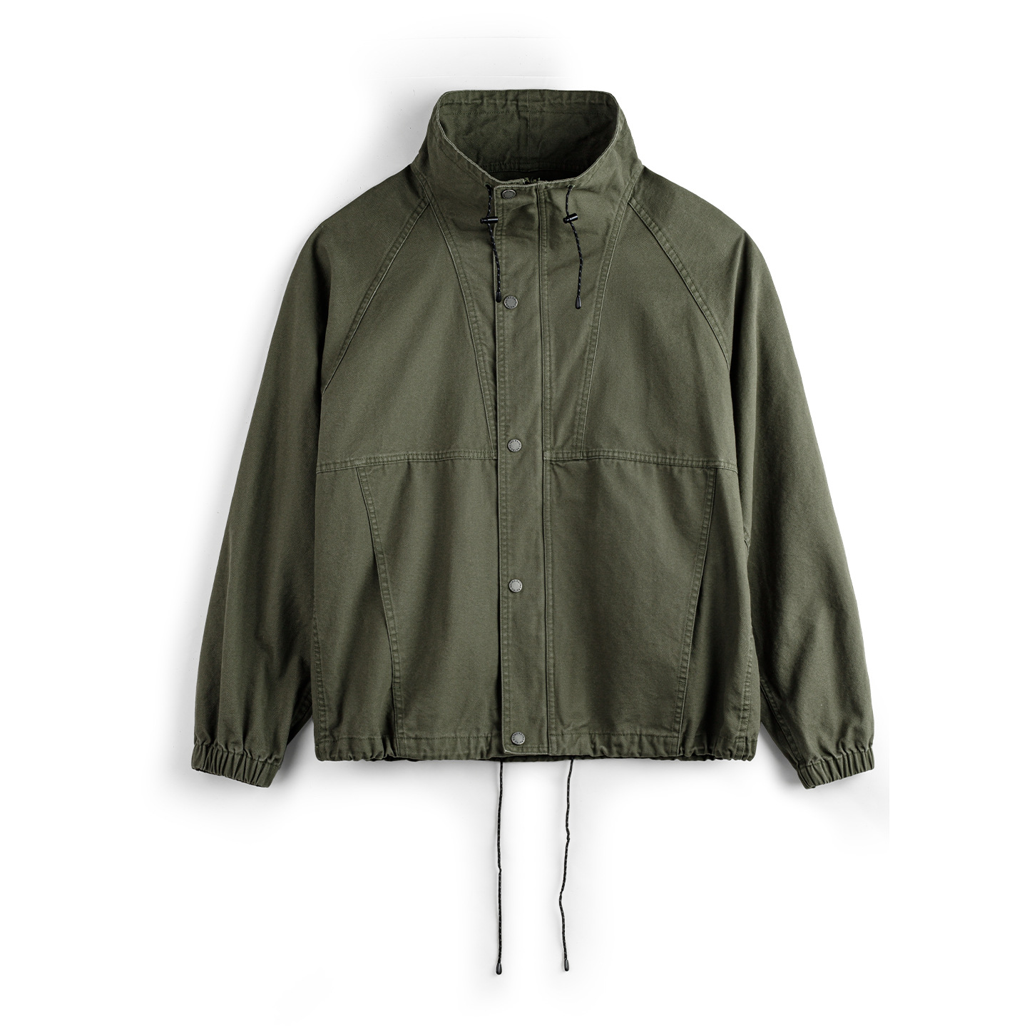 American Retro Stand Up Collar M65 Windproof Silhouette Military Green Vintage Jacket