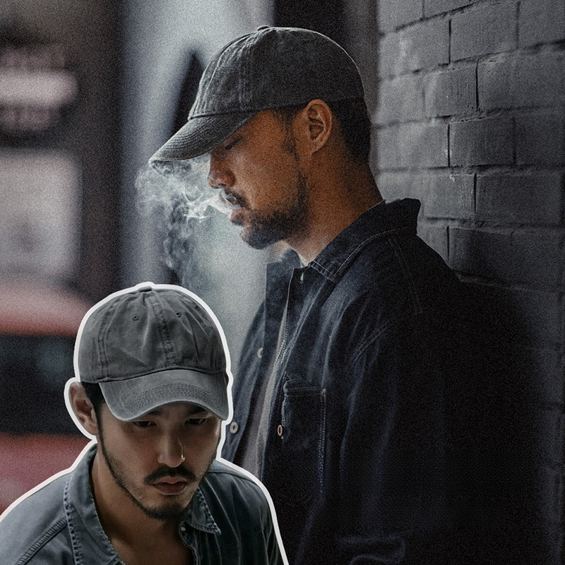 Maden Matte Baseball Hat Casual Washed Old Adjustable Duck Tongue Hat